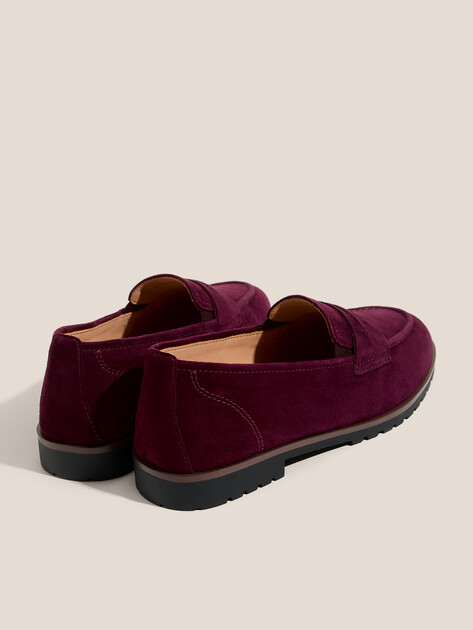 Женские лоферы TENDANCE, Артикул YS-38051XW-X1, фиолетово-бордовый | 4701305. Ракурс 5