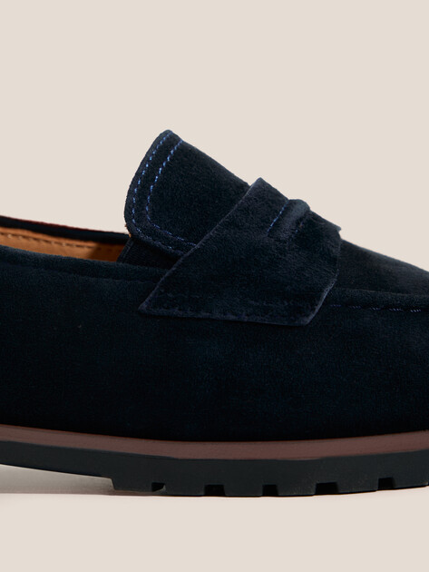Женские лоферы TENDANCE, Артикул YS-38051XW-X1, темно-синий | 4701313. Ракурс 3