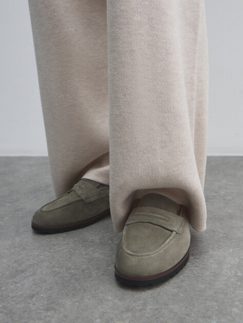 Женские лоферы TENDANCE, Артикул YS-38051XW-X1, серовато-зеленый | 4701321. Ракурс 6