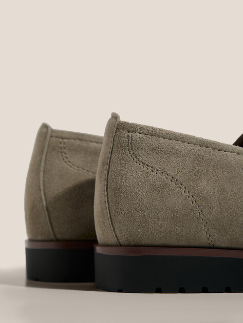 Женские лоферы TENDANCE, Артикул YS-38051XW-X1, серовато-зеленый | 4701321. Ракурс 3