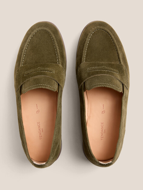 Женские лоферы TENDANCE, Артикул YS-38051XW-X1, темный хаки | 4701329. Ракурс 4