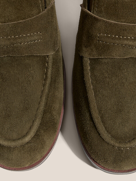 Женские лоферы TENDANCE, Артикул YS-38051A-X1, темный хаки | 4701458. Ракурс 3