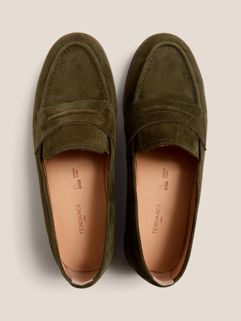Женские лоферы TENDANCE, Артикул YS-38051A-X1, темный хаки | 4701458. Ракурс 4