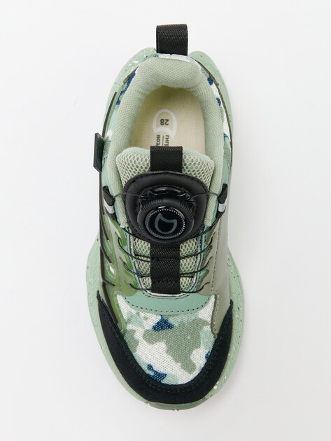 Детские кроссовки КОТОФЕЙ, Артикул 344544-12, зеленый | 4702374. Ракурс 4