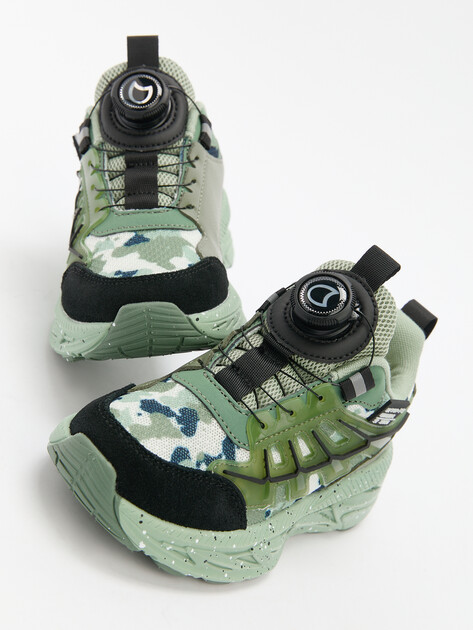 Детские кроссовки КОТОФЕЙ, Артикул 344544-12, зеленый | 4702374. Ракурс 5