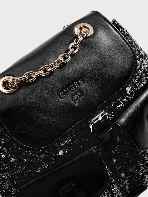 Детский рюкзак GUESS TWEED BACKPACK, Артикул J5BZ20W4100, черный | 4702564. Ракурс 2