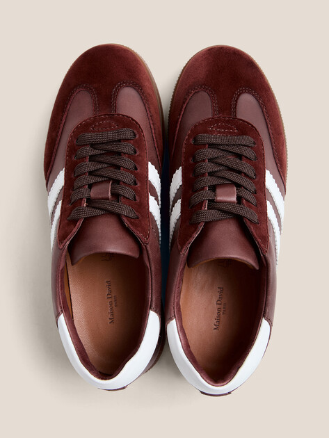 Женские кеды MAISON DAVID, Артикул TM3237T-27-1, каштановый | 4704105. Ракурс 4