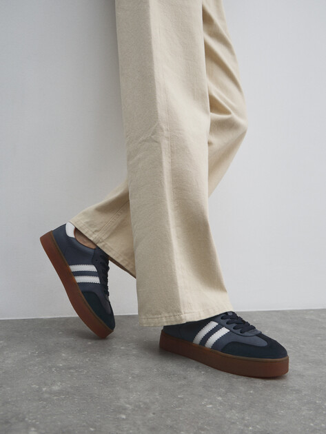 Женские кеды MAISON DAVID, Артикул TM3069F-17-1, серо-синий | 4704204. Ракурс 6 Женские кеды MAISON DAVID, Артикул TM3069F-17-1, серо-синий | 4704204. Ракурс 6