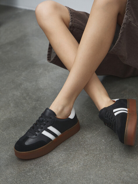 Женские кеды MAISON DAVID, Артикул TM3069F-17-1, черный | 4704302. Ракурс 6