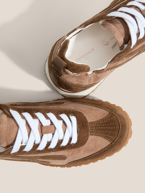Женские кеды TENDANCE, Артикул YS-58092A-1, коричневый | 4704736. Ракурс 3