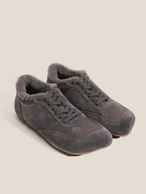 Женские кеды MAISON DAVID, Артикул TM3634F-2, коричнево-серый | 4705485. Ракурс 2