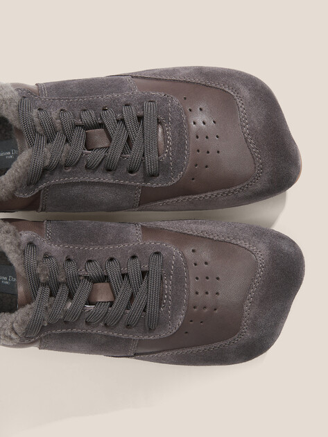 Женские кеды MAISON DAVID, Артикул TM3634F-2, коричнево-серый | 4705485. Ракурс 3