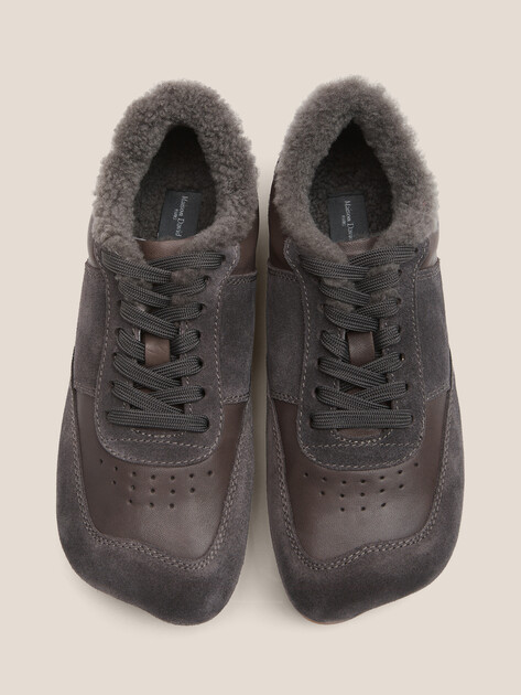 Женские кеды MAISON DAVID, Артикул TM3634F-2, коричнево-серый | 4705485. Ракурс 4