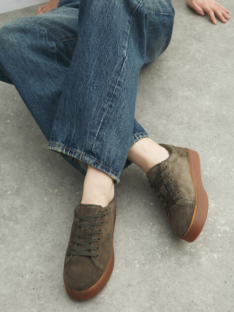 Женские Кеды Maison david TM3069F-31 темный хаки