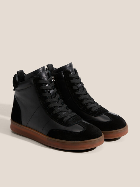 Женские высокие кеды MAISON DAVID, Артикул TMH3075F-1, черный | 4705733. Ракурс 2