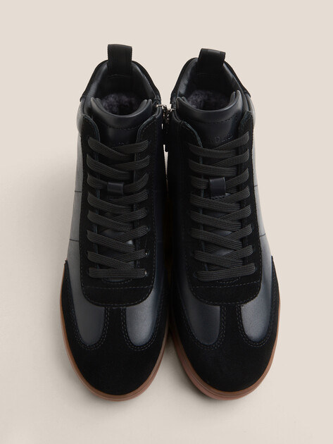 Женские высокие кеды MAISON DAVID, Артикул TMH3075F-1, антрацитовый | 4705817. Ракурс 4