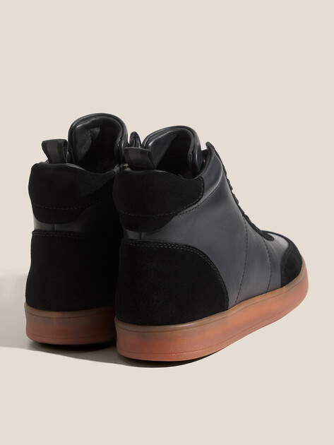 Женские высокие кеды MAISON DAVID, Артикул TMH3075F-1, антрацитовый | 4705817. Ракурс 5