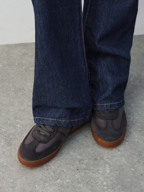 Женские высокие кеды MAISON DAVID, Артикул TMH3075F-1, фиолетово-серый | 4705873. Ракурс 6