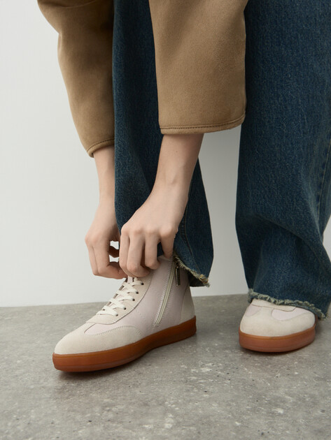 Женские Кеды Maison david TMH3075F-1 бледно-розовый