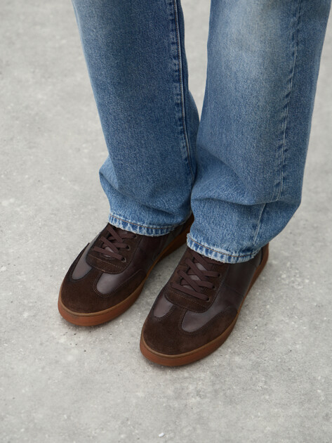 Мужские высокие кеды MAISON DAVID, Артикул TMH3070F-1, серовато-коричневый | 4707126. Ракурс 6 Мужские высокие кеды MAISON DAVID, Артикул TMH3070F-1, серовато-коричневый | 4707126. Ракурс 6