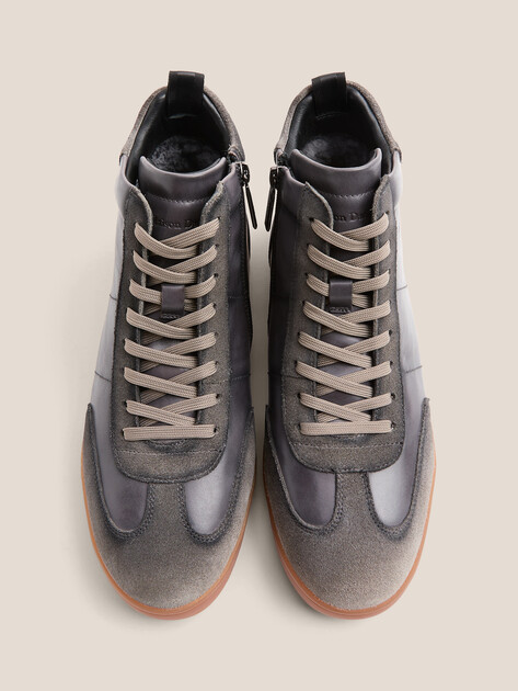 Мужские высокие кеды MAISON DAVID, Артикул TMH3070F-1, серый | 4707252. Ракурс 4 Мужские высокие кеды MAISON DAVID, Артикул TMH3070F-1, серый | 4707252. Ракурс 4