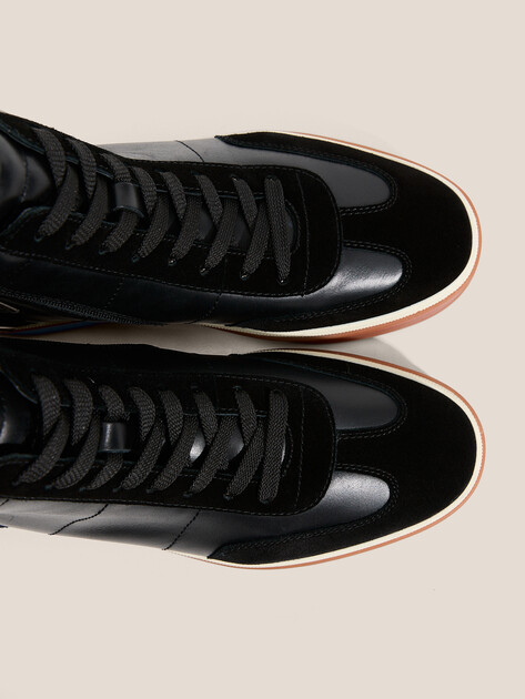 Мужские высокие кеды MAISON DAVID, Артикул TMH3285F-1, черный | 4707267. Ракурс 3