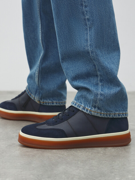 Мужские высокие кеды MAISON DAVID, Артикул TMH3285F-1, сапфировый | 4707393. Ракурс 6