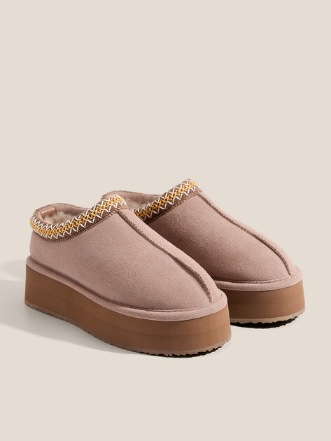 Женские угги TENDANCE, Артикул YL1009, бежево-коричневый | 4707464. Ракурс 2