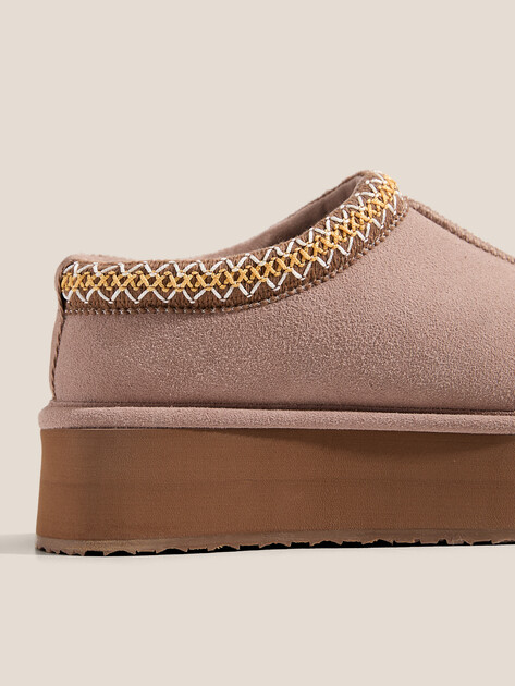 Женские угги TENDANCE, Артикул YL1009, бежево-коричневый | 4707464. Ракурс 3