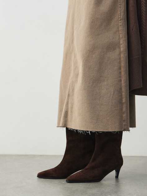 Женские полусапоги TENDANCE, Артикул LH25836-102, темно-коричневый | 4709282. Ракурс 6