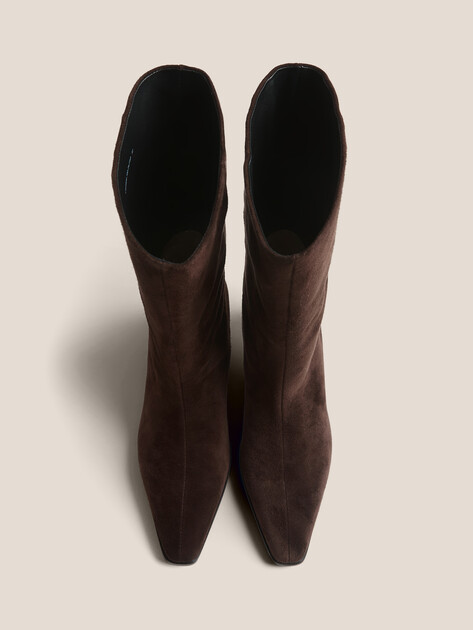 Женские полусапоги TENDANCE, Артикул LH25836-102, темно-коричневый | 4709282. Ракурс 4