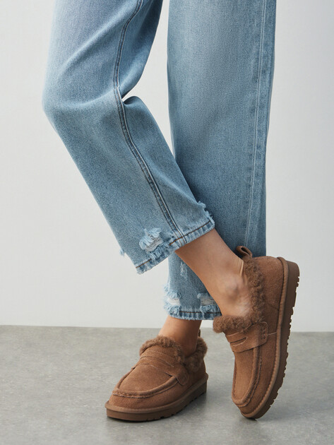 Женские лоферы TENDANCE, Артикул WD55-63/С966, серо-коричневый | 4709434. Ракурс 6