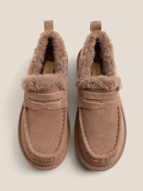 Женские лоферы TENDANCE, Артикул WD55-63/С966, серо-коричневый | 4709434. Ракурс 4