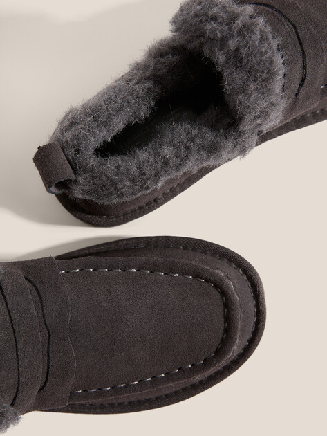 Женские лоферы TENDANCE, Артикул WD55-63/С966, темно-серый | 4709465. Ракурс 3