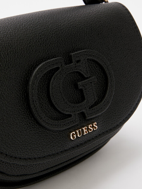 Женская сумка через плечо кросс-боди GUESS CALEBRA MINI CNVRTBL XBDY FLAP, Артикул HWBG9536780, черный | 4712557. Ракурс 2 Женская сумка через плечо кросс-боди GUESS CALEBRA MINI CNVRTBL XBDY FLAP, Артикул HWBG9536780, черный | 4712557. Ракурс 2