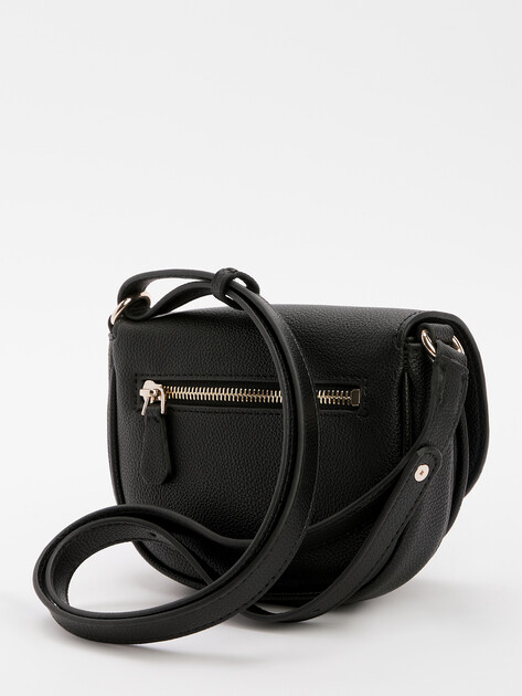 Женская сумка через плечо кросс-боди GUESS CALEBRA MINI CNVRTBL XBDY FLAP, Артикул HWBG9536780, черный | 4712557. Ракурс 3 Женская сумка через плечо кросс-боди GUESS CALEBRA MINI CNVRTBL XBDY FLAP, Артикул HWBG9536780, черный | 4712557. Ракурс 3