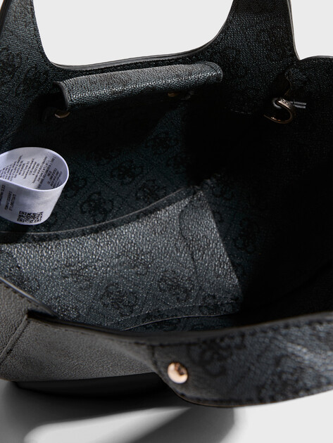 Женский тоут GUESS CALISTA MINI TOTE, Артикул HWSG7334750, темно-серый | 4712612. Ракурс 4