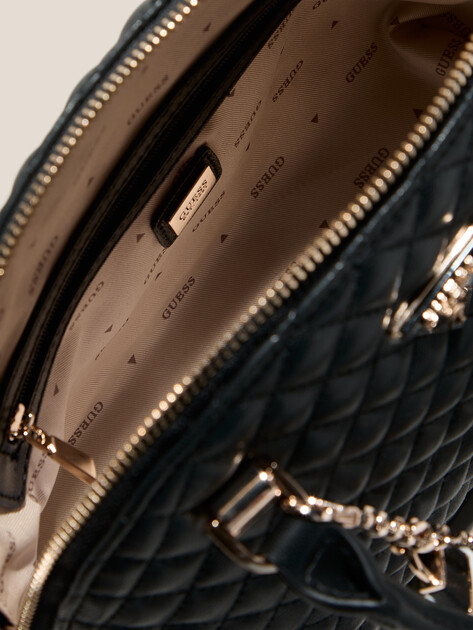 Женская сумка GUESS EVERLEE DOME SATCHEL, Артикул HWEG8679050, черный | 4712661. Ракурс 4 Женская сумка GUESS EVERLEE DOME SATCHEL, Артикул HWEG8679050, черный | 4712661. Ракурс 4