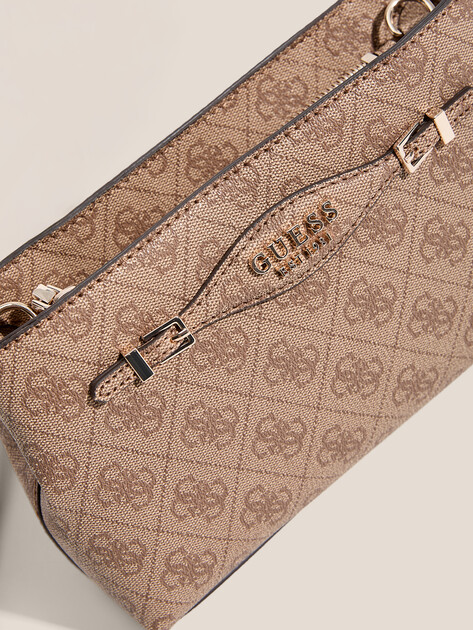 Кросс-боди GUESS KATYA CROSSBODY TOP ZIP, Артикул HWSG9652120, темно-бежевый | 4712767. Ракурс 2