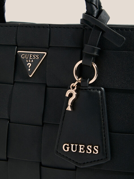 Женский тоут GUESS MAYLEE GIRLFRIEND SATCHEL, Артикул HWWG9661060, черный | 4712833. Ракурс 2