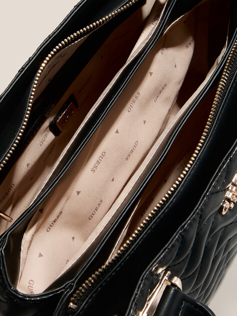 Женский тоут GUESS MELISANDRA LRG TRI COMP STCHL, Артикул HWQG9653070, черный | 4712874. Ракурс 4 Женский тоут GUESS MELISANDRA LRG TRI COMP STCHL, Артикул HWQG9653070, черный | 4712874. Ракурс 4