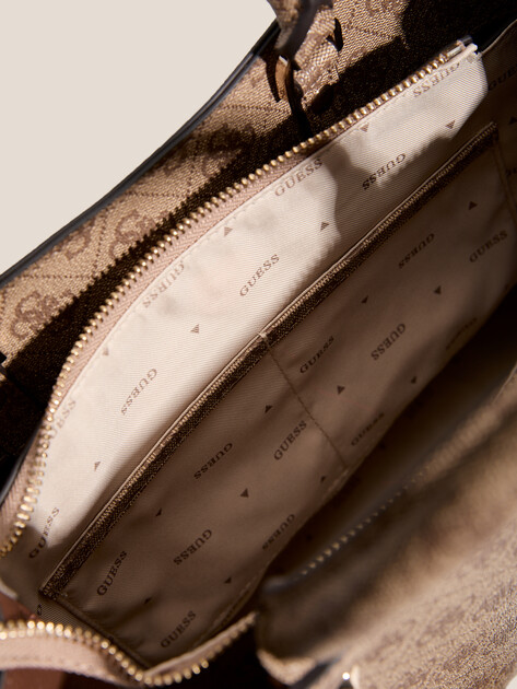 Женский тоут GUESS MERIDIAN II GIRLFRIEND SATCHEL, Артикул HWSG6974060, темно-бежевый | 4712902. Ракурс 4 Женский тоут GUESS MERIDIAN II GIRLFRIEND SATCHEL, Артикул HWSG6974060, темно-бежевый | 4712902. Ракурс 4