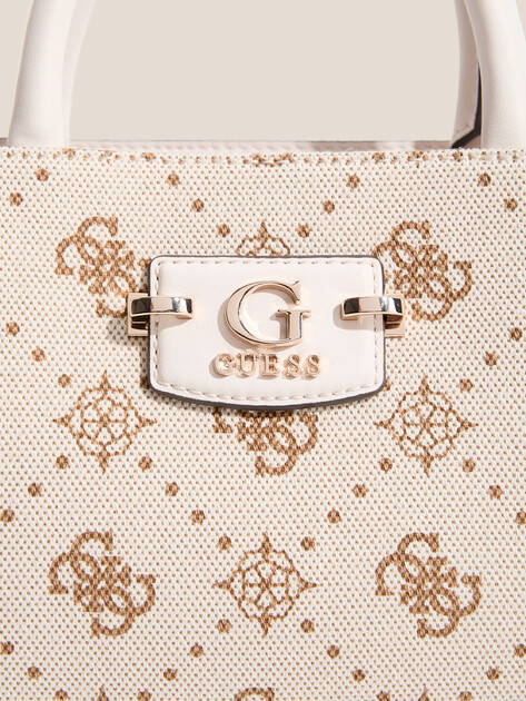 Женский тоут GUESS NEDA GIRLFRIEND SATCHEL, Артикул HWCP9654060, светло-бежевый | 4712979. Ракурс 2