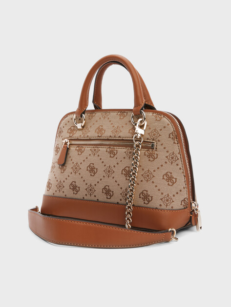 Женский тоут GUESS NEDA DOME SATCHEL, Артикул HWJP9654050, бежевый | 4712985. Ракурс 3