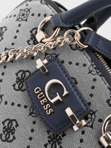 Женский тоут GUESS NEDA DOME SATCHEL, Артикул HWJP9654050, светло-серый | 4712987. Ракурс 2
