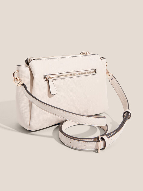 Кросс-боди GUESS NOELLE II TRI COMP CROSSBODY, Артикул HWZG9672120, молочно-бежевый | 4713051. Ракурс 3