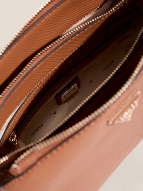 Кросс-боди GUESS NOELLE II TRI COMP CROSSBODY, Артикул HWZG9672120, светло-коричневый | 4713053. Ракурс 4