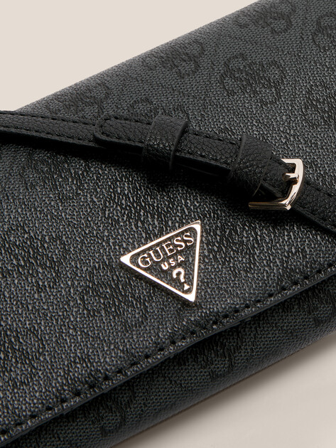 Кросс-боди GUESS NOELLE II XBODY FLAP ORGANIZER, Артикул HWBG9672750, темно-серый | 4713171. Ракурс 2