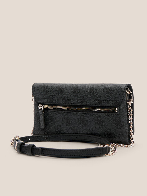 Кросс-боди GUESS NOELLE II XBODY FLAP ORGANIZER, Артикул HWBG9672750, темно-серый | 4713171. Ракурс 3