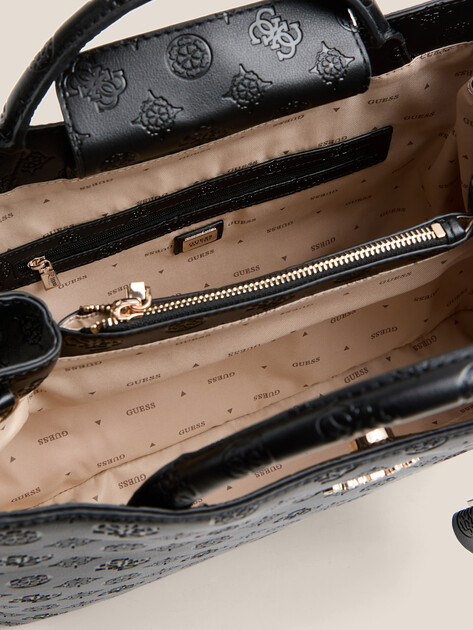 Женский тоут GUESS PHOEBE LRG GIRLFRIEND SATCHEL, Артикул HWPD9665070, черный | 4713190. Ракурс 4 Женский тоут GUESS PHOEBE LRG GIRLFRIEND SATCHEL, Артикул HWPD9665070, черный | 4713190. Ракурс 4